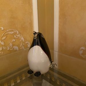Glass Penguin Figure Paperweight-Great Gift Idea!